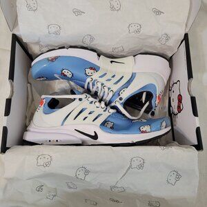 Nike Air Presto QS Hello Kitty Sneakers Mens 9 University Blue/White/Black With